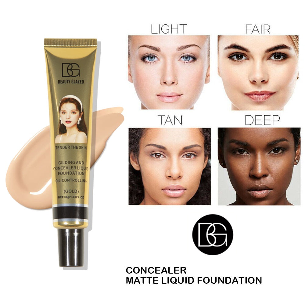 Beauty Glazed Concealer Matte Liquid Foundation