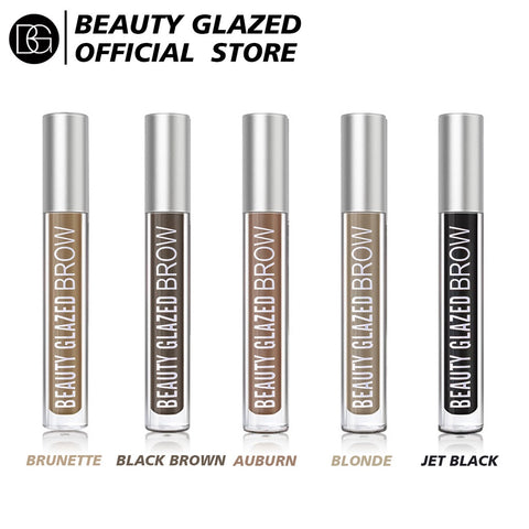 Beauty Glazed Eyebrow Gel Smoothy Plump With Eyebrow Brush One Step Brow Gel