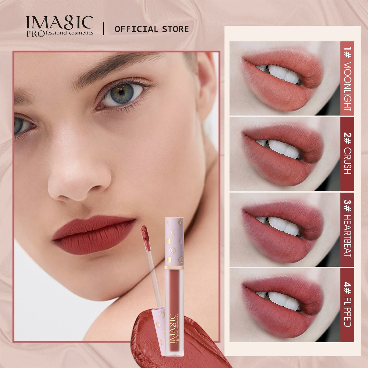 IMAGIC 12-Colors Matte LipGloss
